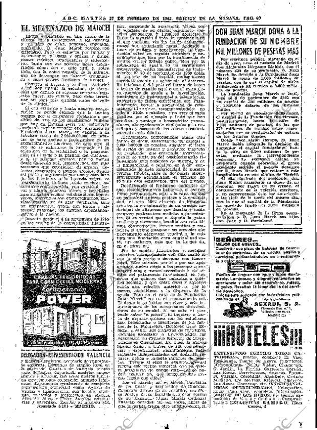 ABC MADRID 27-02-1962 página 59