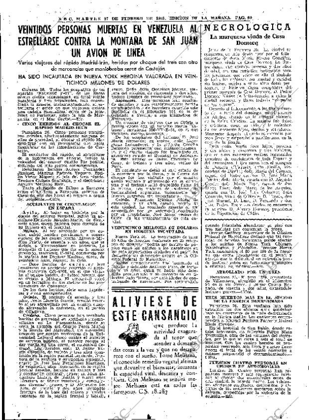 ABC MADRID 27-02-1962 página 60