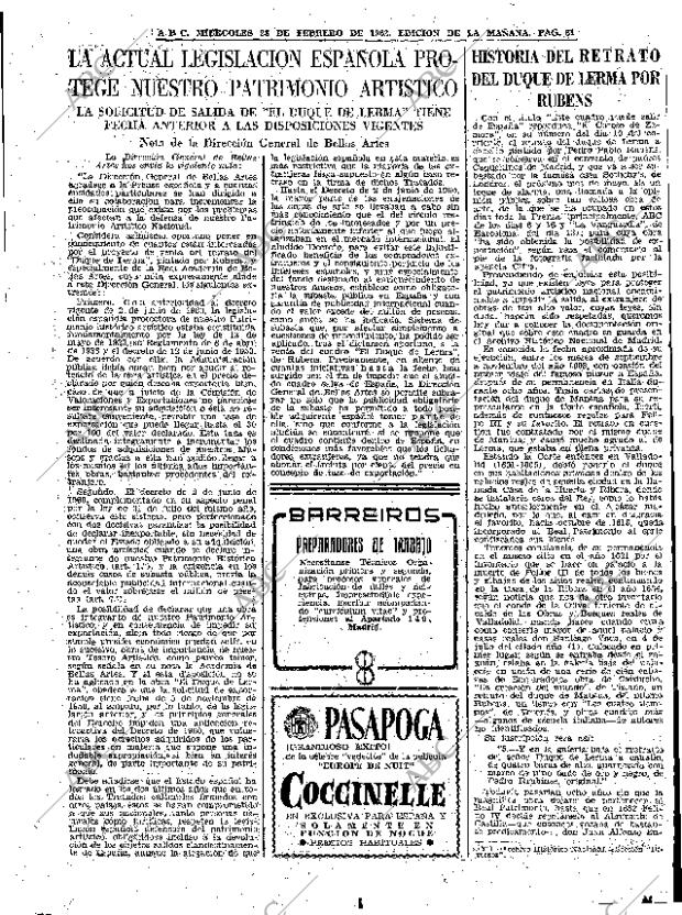 ABC MADRID 28-02-1962 página 61