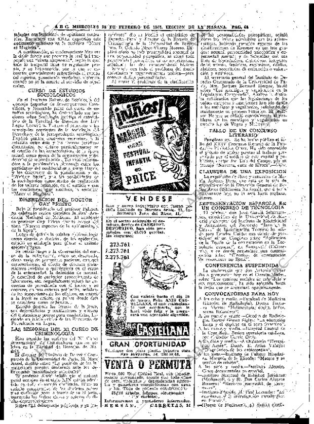 ABC MADRID 28-02-1962 página 65