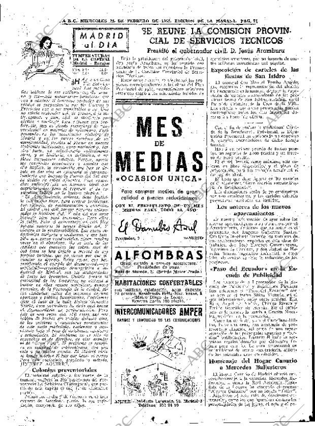 ABC MADRID 28-02-1962 página 71