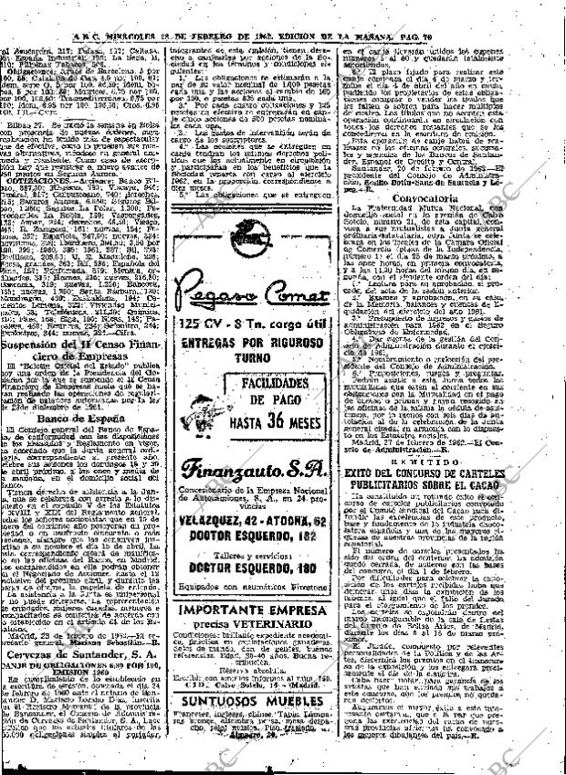 ABC MADRID 28-02-1962 página 76