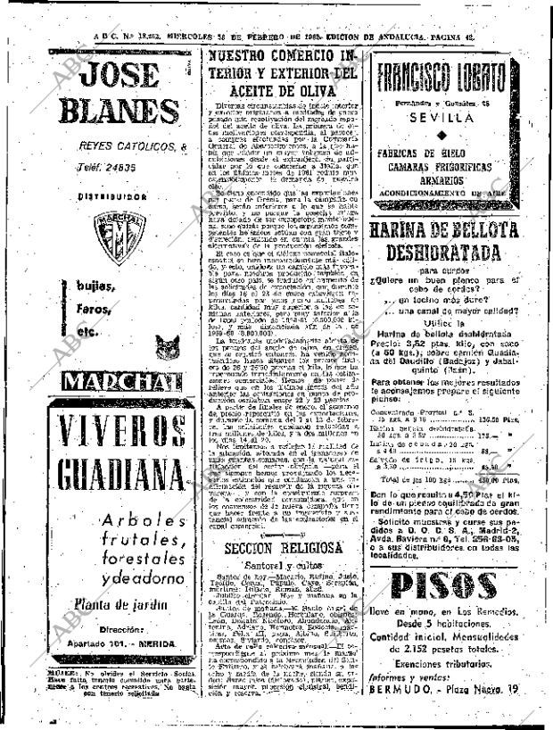 ABC SEVILLA 28-02-1962 página 42