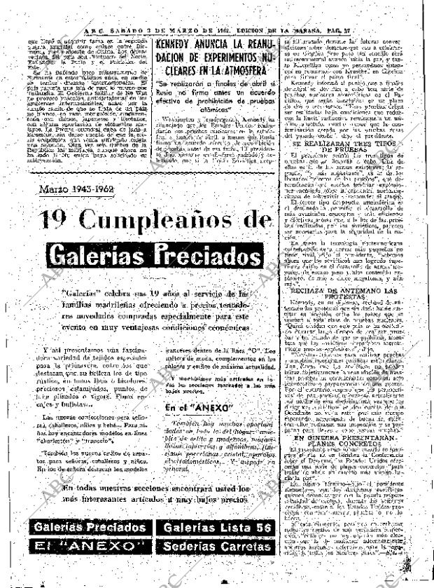 ABC MADRID 03-03-1962 página 27