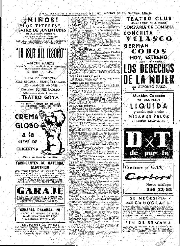 ABC MADRID 03-03-1962 página 54