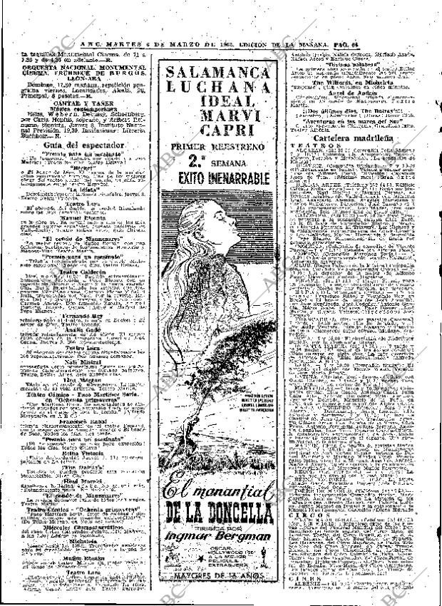 ABC MADRID 06-03-1962 página 64