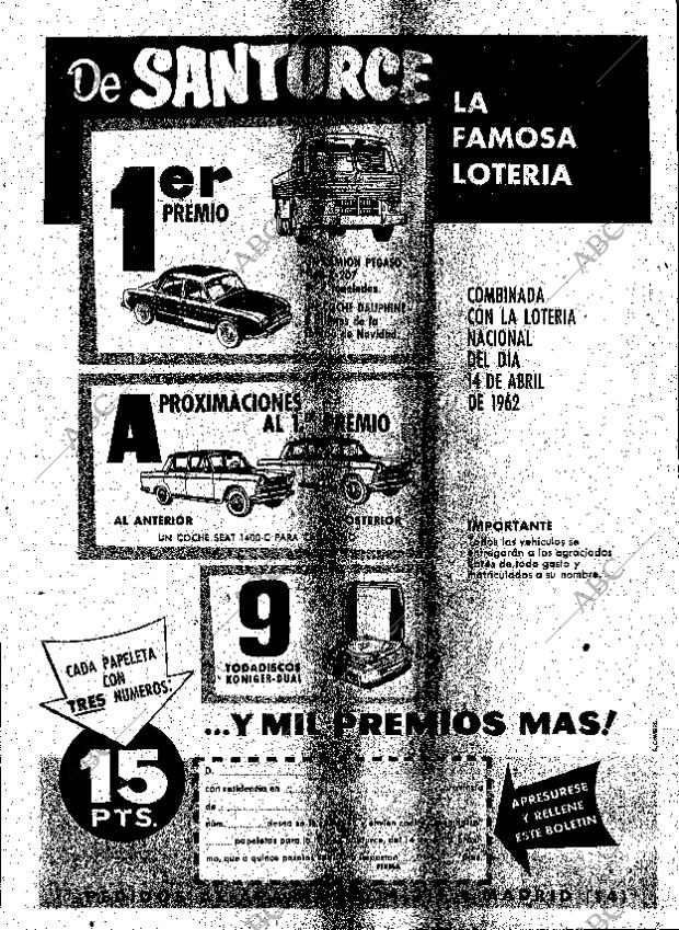 ABC MADRID 07-03-1962 página 45