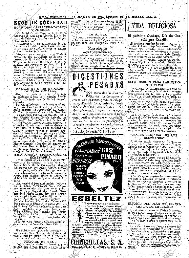 ABC MADRID 07-03-1962 página 71