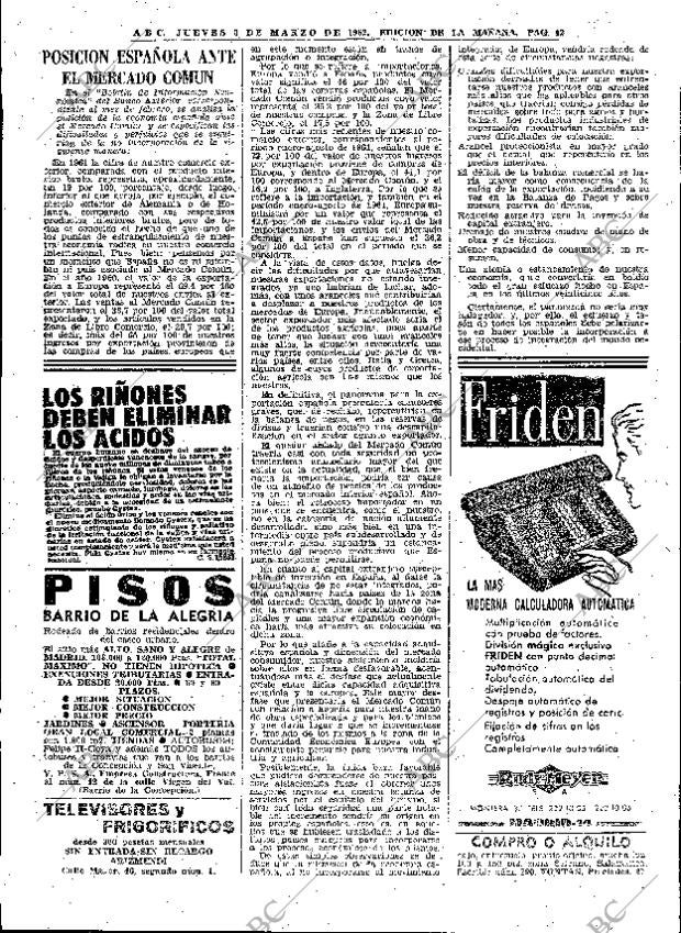 ABC MADRID 08-03-1962 página 42