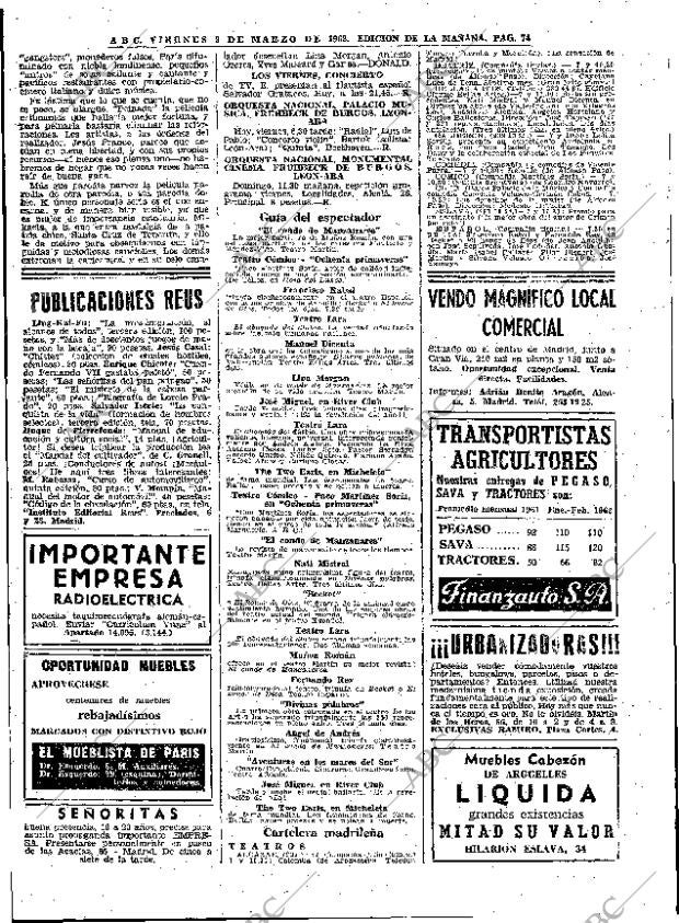 ABC MADRID 09-03-1962 página 74