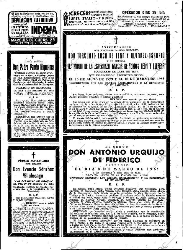 ABC MADRID 09-03-1962 página 85