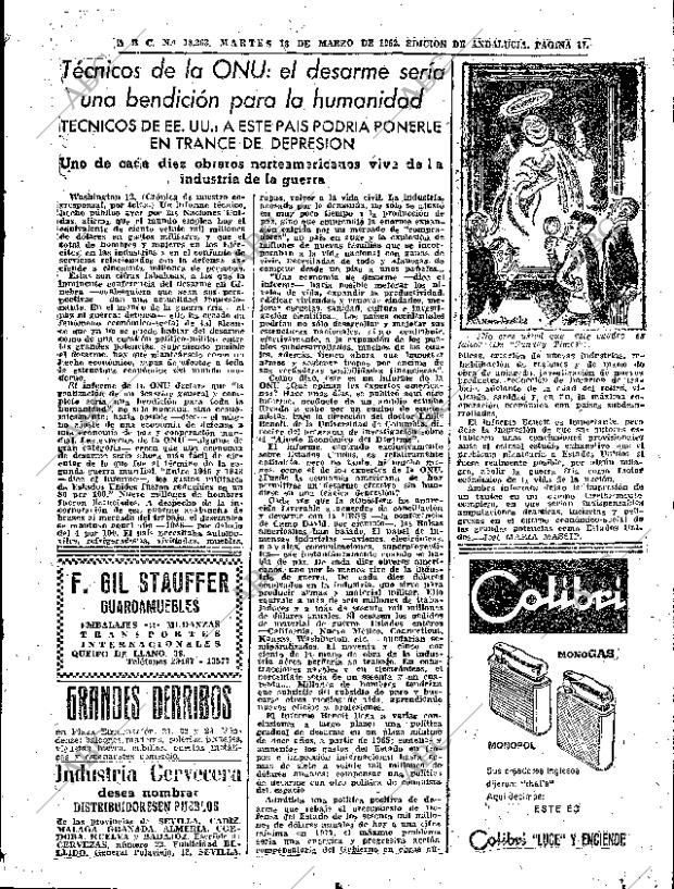 ABC SEVILLA 13-03-1962 página 17