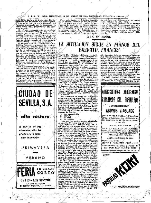 ABC SEVILLA 14-03-1962 página 32