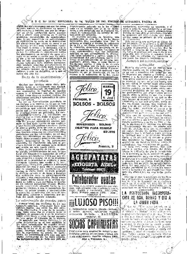 ABC SEVILLA 14-03-1962 página 40