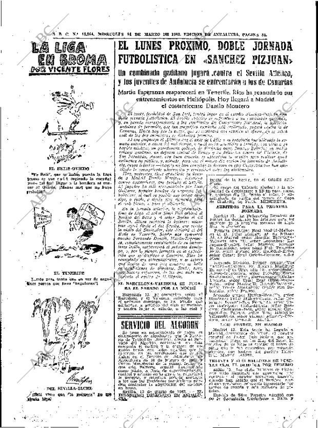 ABC SEVILLA 14-03-1962 página 51