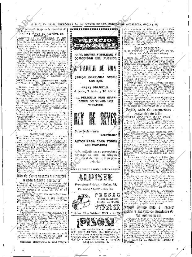 ABC SEVILLA 14-03-1962 página 52