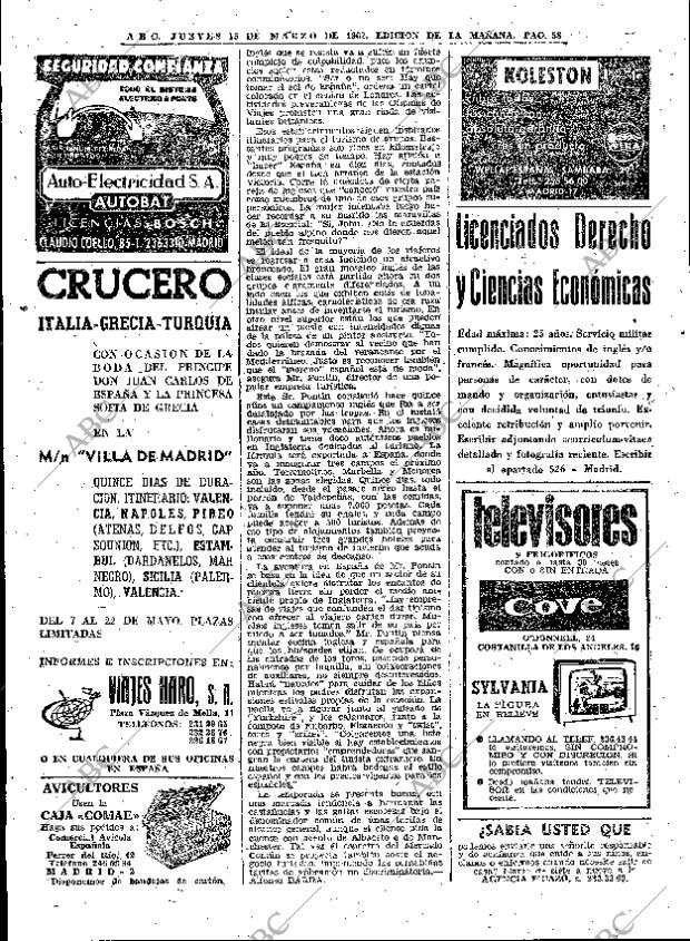 ABC MADRID 15-03-1962 página 58