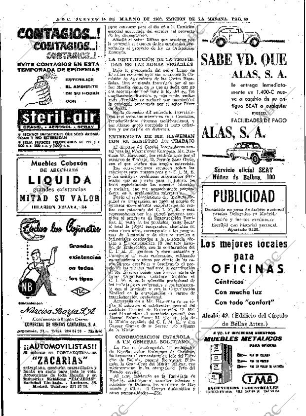 ABC MADRID 15-03-1962 página 60