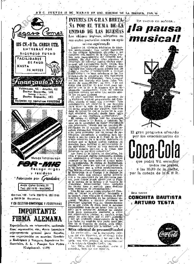 ABC MADRID 15-03-1962 página 68