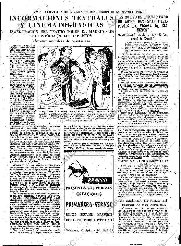 ABC MADRID 15-03-1962 página 81