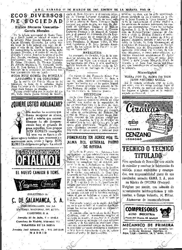 ABC MADRID 17-03-1962 página 68