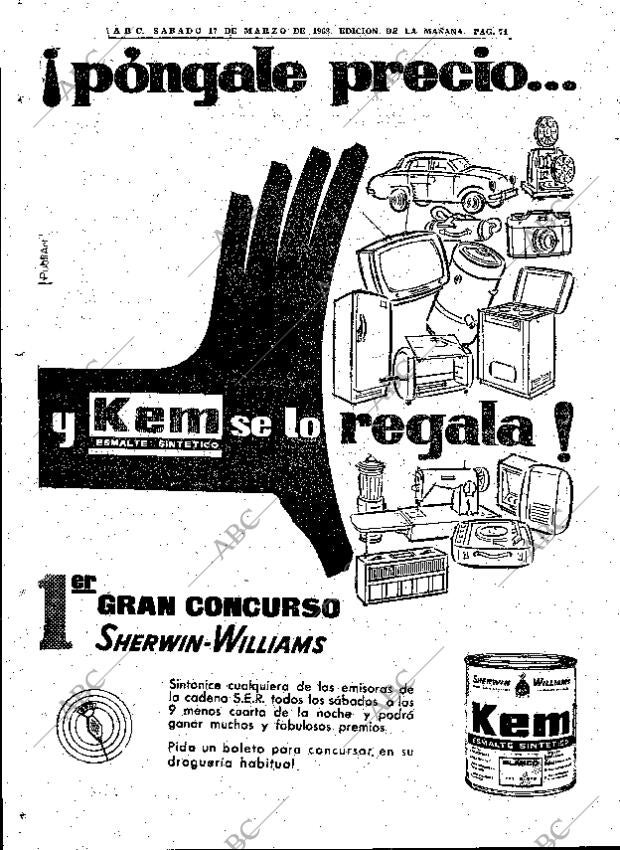 ABC MADRID 17-03-1962 página 74