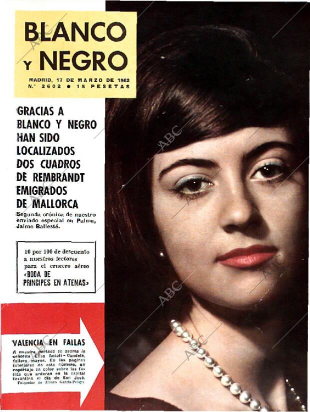 BLANCO Y NEGRO MADRID 17-03-1962 página 1