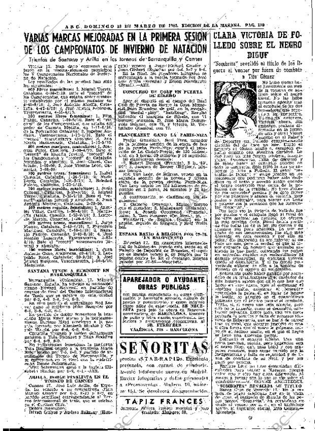 ABC MADRID 18-03-1962 página 109