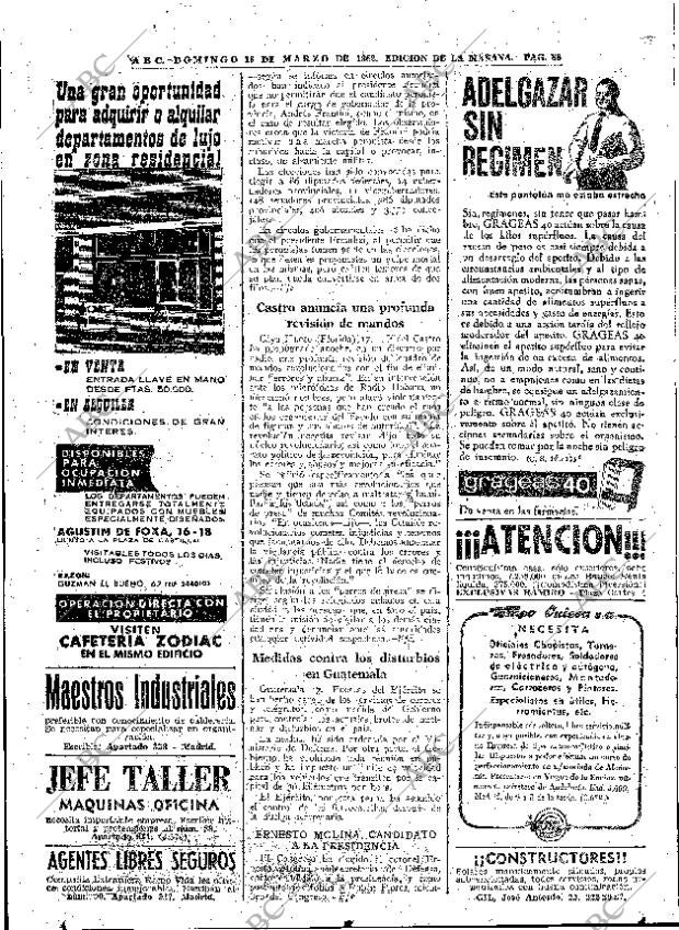 ABC MADRID 18-03-1962 página 88