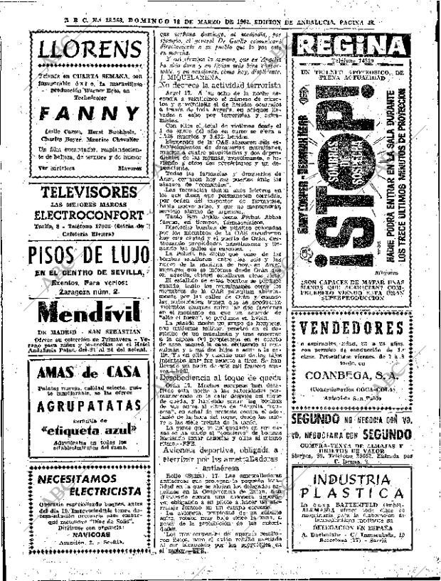 ABC SEVILLA 18-03-1962 página 48