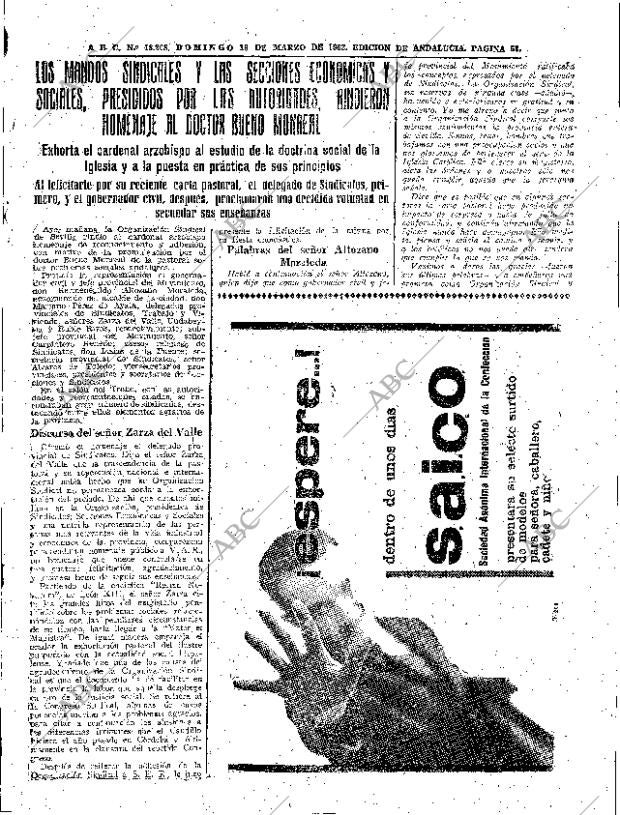 ABC SEVILLA 18-03-1962 página 53