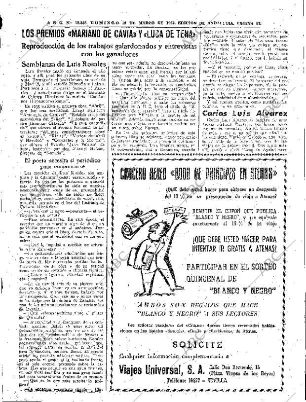 ABC SEVILLA 18-03-1962 página 57