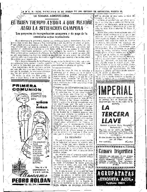 ABC SEVILLA 18-03-1962 página 67