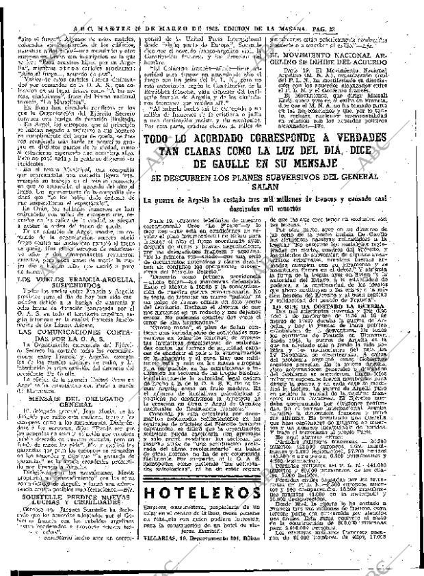 ABC MADRID 20-03-1962 página 33