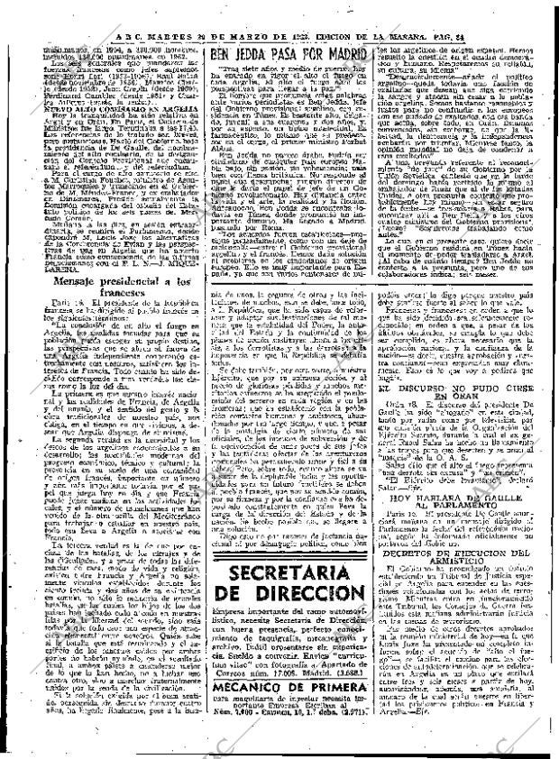 ABC MADRID 20-03-1962 página 34