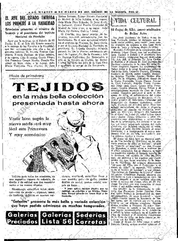 ABC MADRID 20-03-1962 página 45