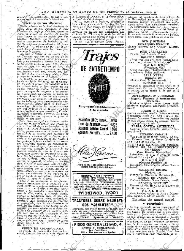 ABC MADRID 20-03-1962 página 46