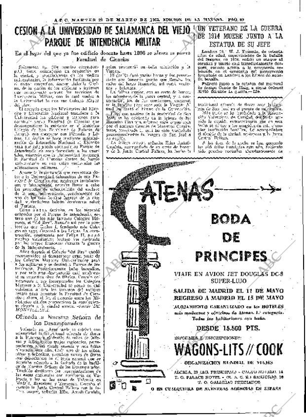 ABC MADRID 20-03-1962 página 49