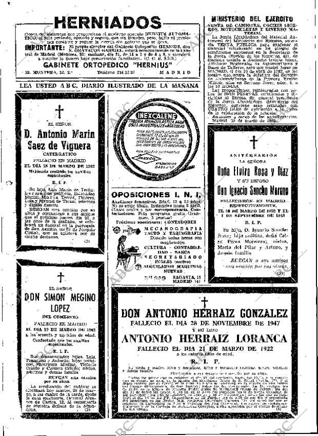 ABC MADRID 20-03-1962 página 74