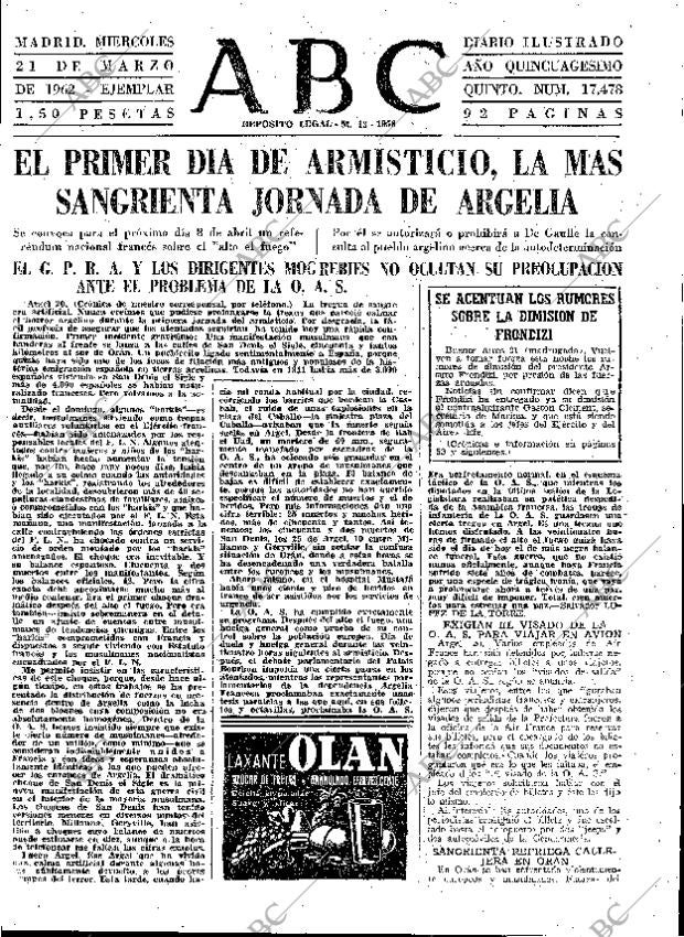 ABC MADRID 21-03-1962 página 47