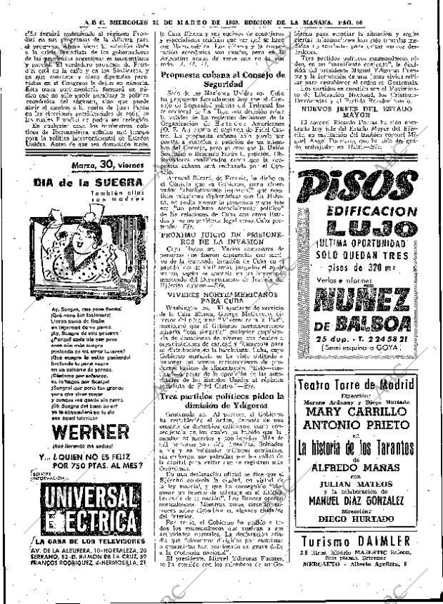 ABC MADRID 21-03-1962 página 56