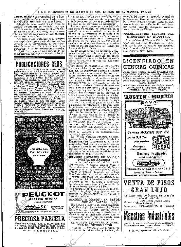 ABC MADRID 21-03-1962 página 60
