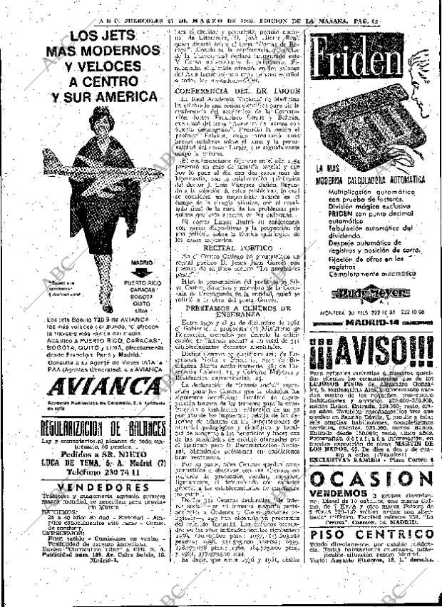 ABC MADRID 21-03-1962 página 62