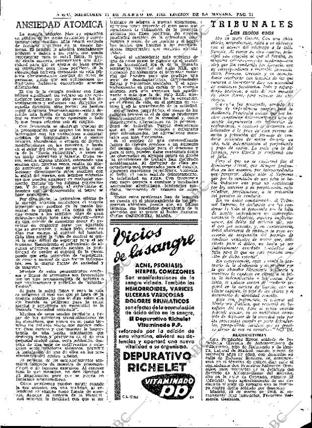 ABC MADRID 21-03-1962 página 71