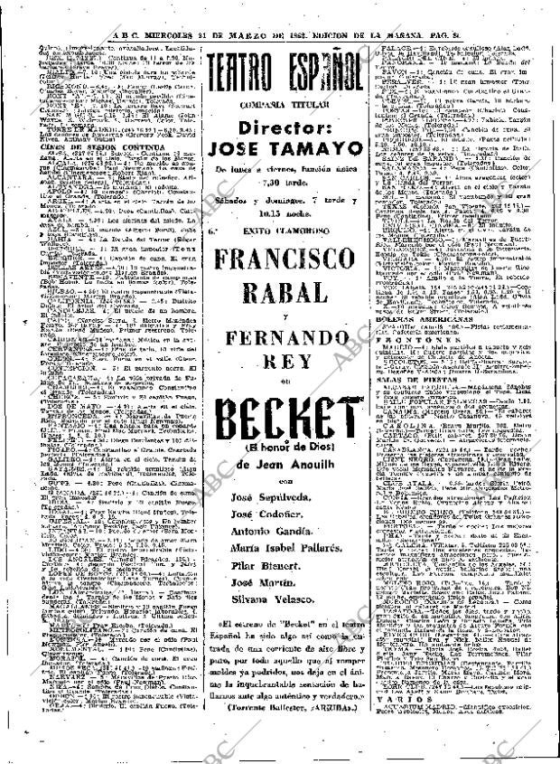 ABC MADRID 21-03-1962 página 80