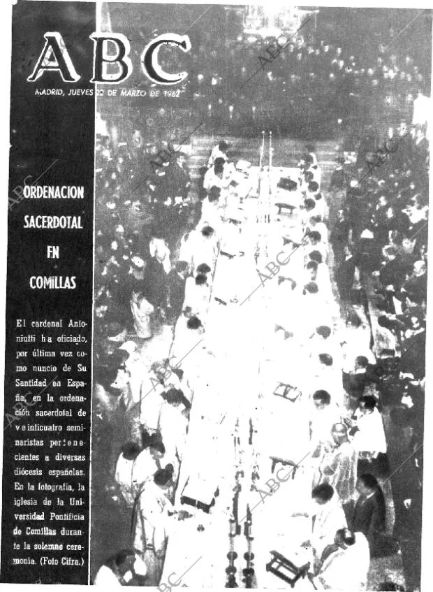 ABC MADRID 22-03-1962 página 1