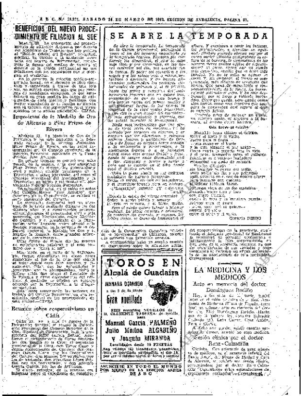 ABC SEVILLA 24-03-1962 página 33