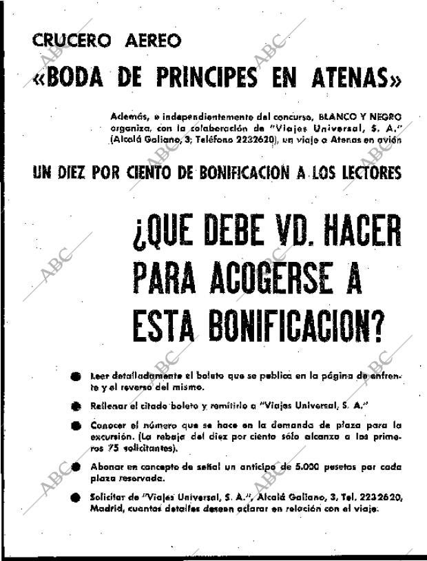 BLANCO Y NEGRO MADRID 24-03-1962 página 14