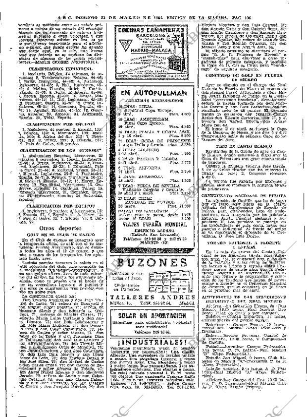 ABC MADRID 25-03-1962 página 106