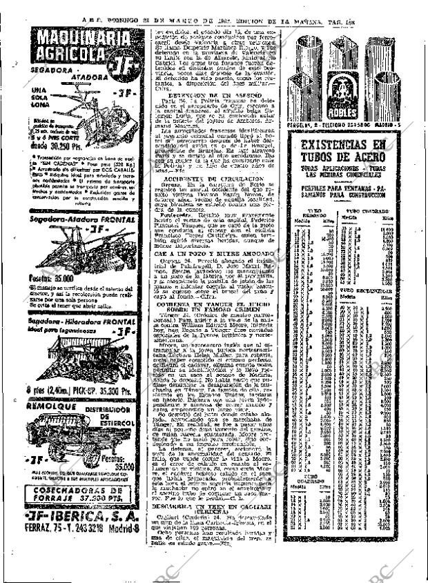 ABC MADRID 25-03-1962 página 108